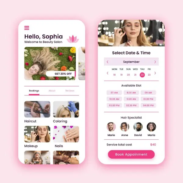 Beauty and Wellness App Development Services in Kolkata, India